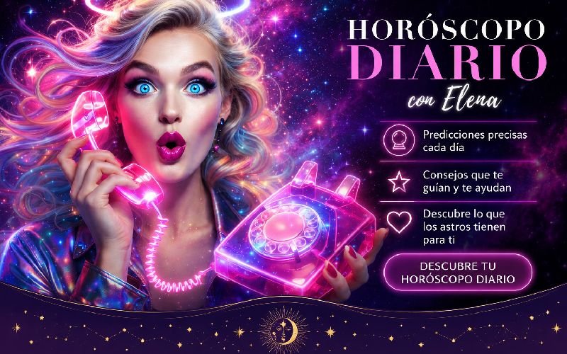 Horóscopo diario de Elena Roca: predicciones astrológicas y mensajes del universo para hoy.